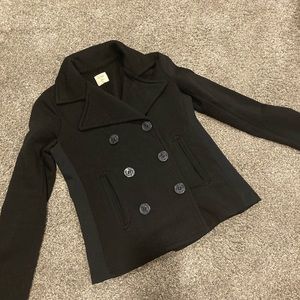 Women Double Breasted Buttons Jackets…. Pea coat style